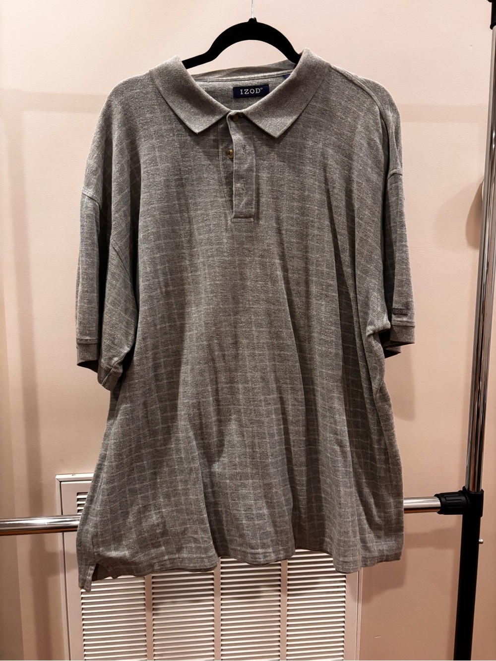 Izod Men's Heather Gray Polo Shirt